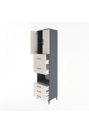 Hyperion Dolap 3 Raflı 5 Çekmeceli 2 Kapaklı 60x44x243 - S65M068V4B