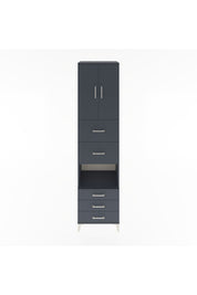 Hyperion Dolap 3 Raflı 5 Çekmeceli 2 Kapaklı 60x44x243 - S65M068V5B