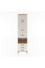 Hyperion Dolap 3 Raflı 5 Çekmeceli 2 Kapaklı 60x44x243 - S65M068V7B