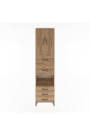Hyperion Dolap 3 Raflı 5 Çekmeceli 2 Kapaklı 60x44x243 - S65M068V9B