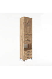 Hyperion Dolap 3 Raflı 5 Çekmeceli 2 Kapaklı 60x44x243 - S65M068V9B