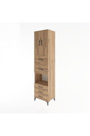 Hyperion Dolap 3 Raflı 5 Çekmeceli 2 Kapaklı 60x44x243 - S65M068V9B