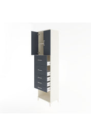 Hyperion Dolap 2 Raflı 5 Çekmeceli 2 Kapaklı 60x44x243 - S65M069V2B