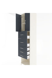 Hyperion Dolap 2 Raflı 5 Çekmeceli 2 Kapaklı 60x44x243 - S65M069V2B
