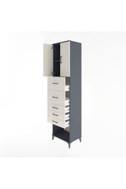 Hyperion Dolap 2 Raflı 5 Çekmeceli 2 Kapaklı 60x44x243 - S65M069V4B