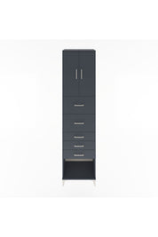 Hyperion Dolap 2 Raflı 5 Çekmeceli 2 Kapaklı 60x44x243 - S65M069V5B