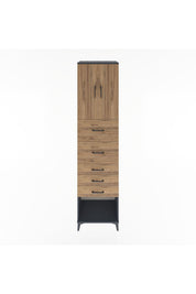 Hyperion Dolap 2 Raflı 5 Çekmeceli 2 Kapaklı 60x44x243 - S65M069V6B
