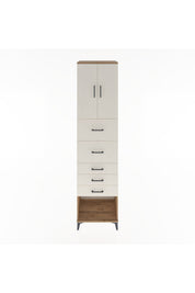 Hyperion Dolap 2 Raflı 5 Çekmeceli 2 Kapaklı 60x44x243 - S65M069V7B