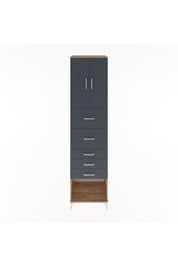 Hyperion Dolap 2 Raflı 5 Çekmeceli 2 Kapaklı 60x44x243 - S65M069V8B