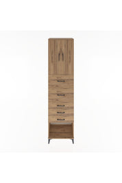 Hyperion Dolap 2 Raflı 5 Çekmeceli 2 Kapaklı 60x44x243 - S65M069V9B