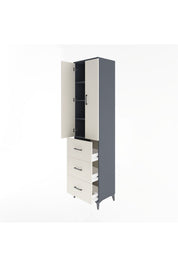 Hyperion Dolap 4 Raflı 3 Çekmeceli 2 Kapaklı 60x44x243 - S65M070V4B