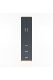 Hyperion Dolap 4 Raflı 3 Çekmeceli 2 Kapaklı 60x44x243 - S65M070V8B