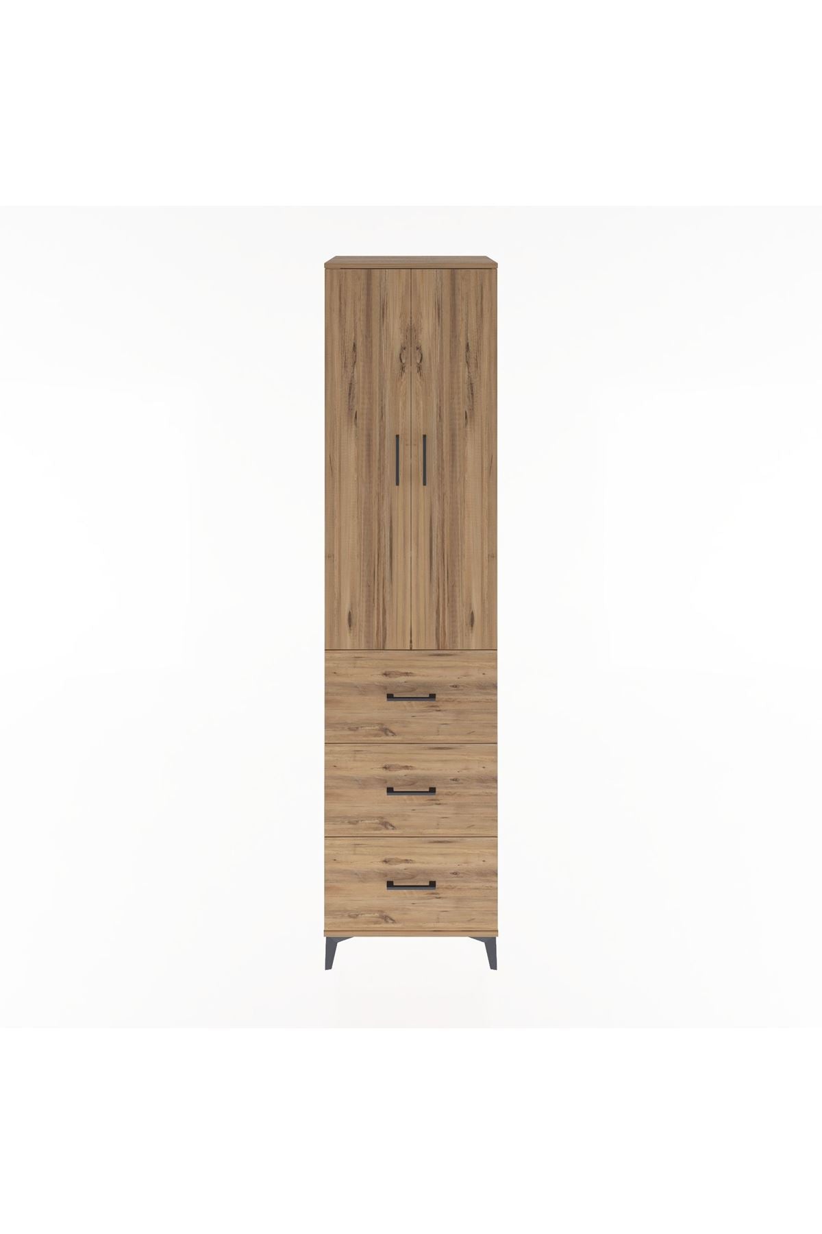 Hyperion Dolap 4 Raflı 3 Çekmeceli 2 Kapaklı 60x44x243 - S65M070V9B
