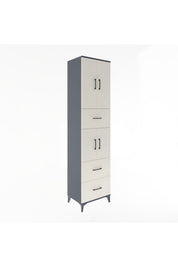 Hyperion Dolap 3 Raflı 3 Çekmeceli 4 Kapaklı 60x44x243 - S65M071V4B