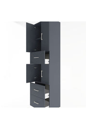 Hyperion Dolap 3 Raflı 3 Çekmeceli 4 Kapaklı 60x44x243 - S65M071V5B