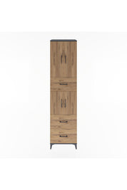 Hyperion Dolap 3 Raflı 3 Çekmeceli 4 Kapaklı 60x44x243 - S65M071V6B