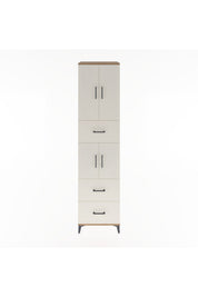 Hyperion Dolap 3 Raflı 3 Çekmeceli 4 Kapaklı 60x44x243 - S65M071V7B
