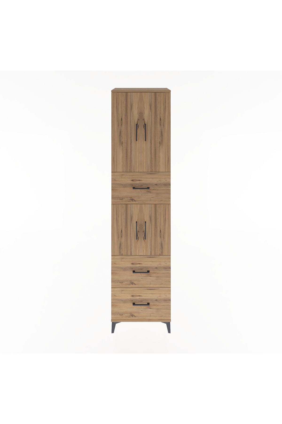 Hyperion Dolap 3 Raflı 3 Çekmeceli 4 Kapaklı 60x44x243 - S65M071V9B