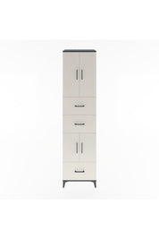 Hyperion Dolap 3 Raflı 3 Çekmeceli 4 Kapaklı 60x44x243 - S65M072V4B