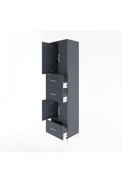 Hyperion Dolap 3 Raflı 3 Çekmeceli 4 Kapaklı 60x44x243 - S65M072V5B