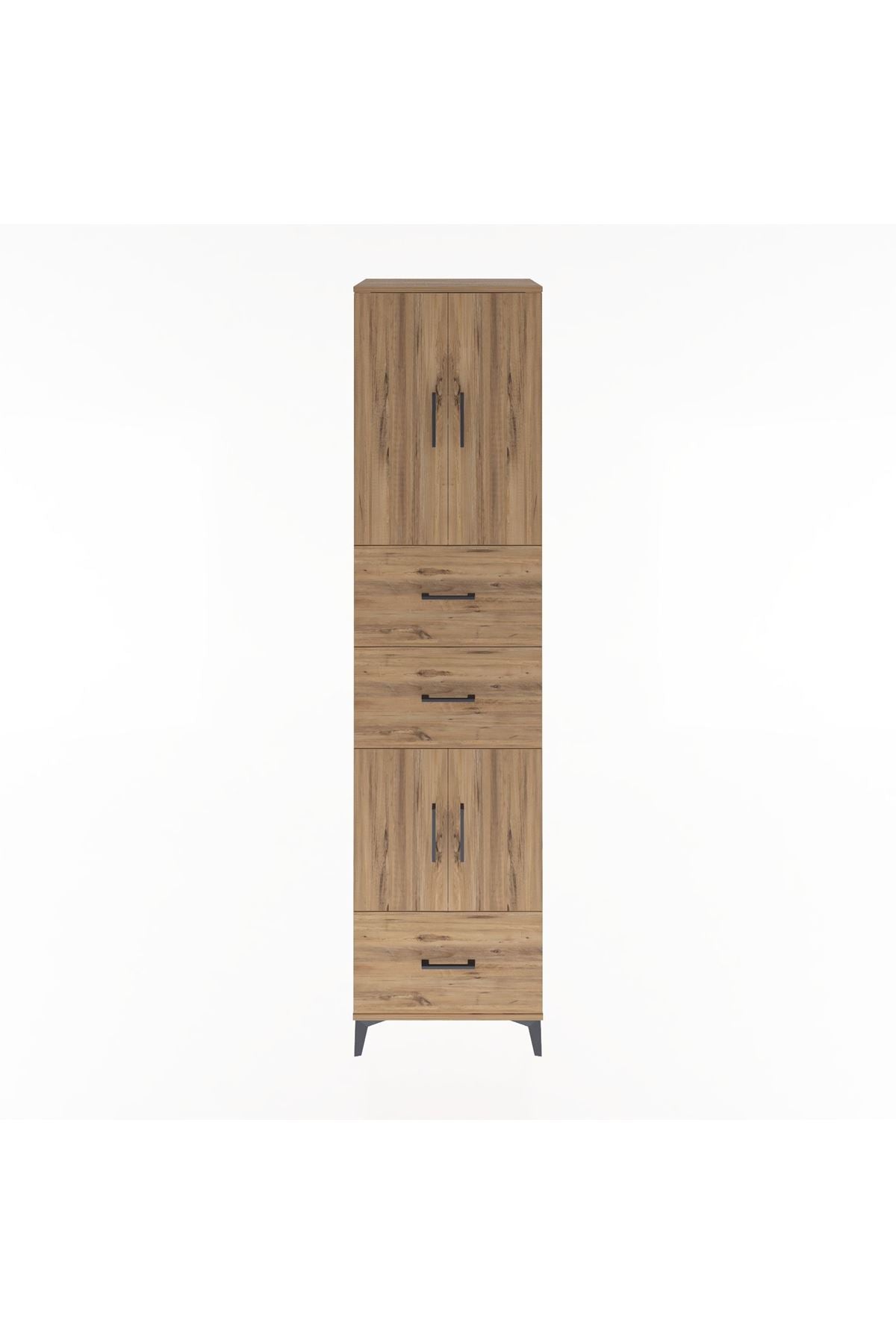 Hyperion Dolap 3 Raflı 3 Çekmeceli 4 Kapaklı 60x44x243 - S65M072V9B