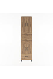 Hyperion Dolap 3 Raflı 3 Çekmeceli 4 Kapaklı 60x44x243 - S65M072V9B