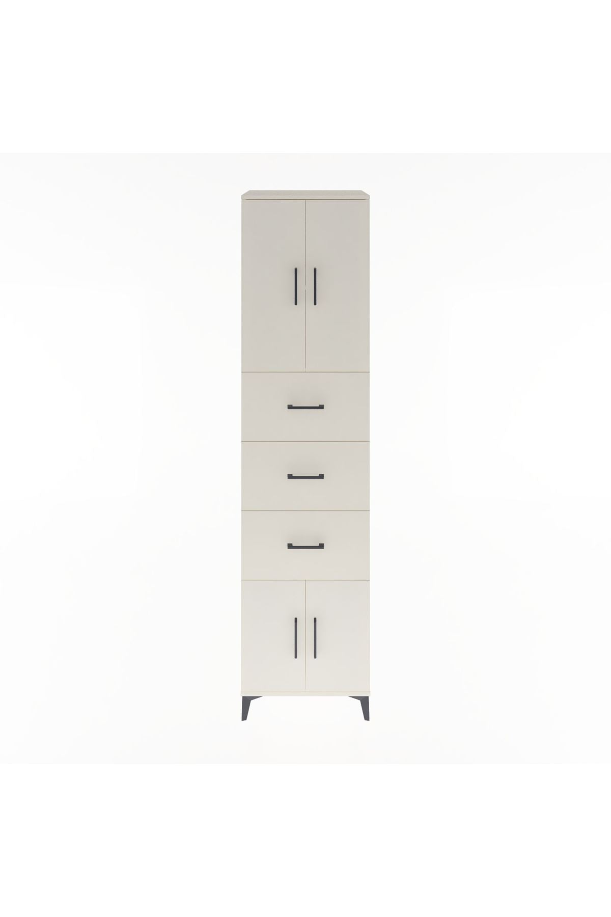 Hyperion Dolap 2 Raflı 3 Çekmeceli 4 Kapaklı 60x44x243 - S65M073V1B