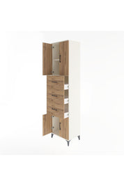 Hyperion Dolap 2 Raflı 3 Çekmeceli 4 Kapaklı 60x44x243 - S65M073V3B