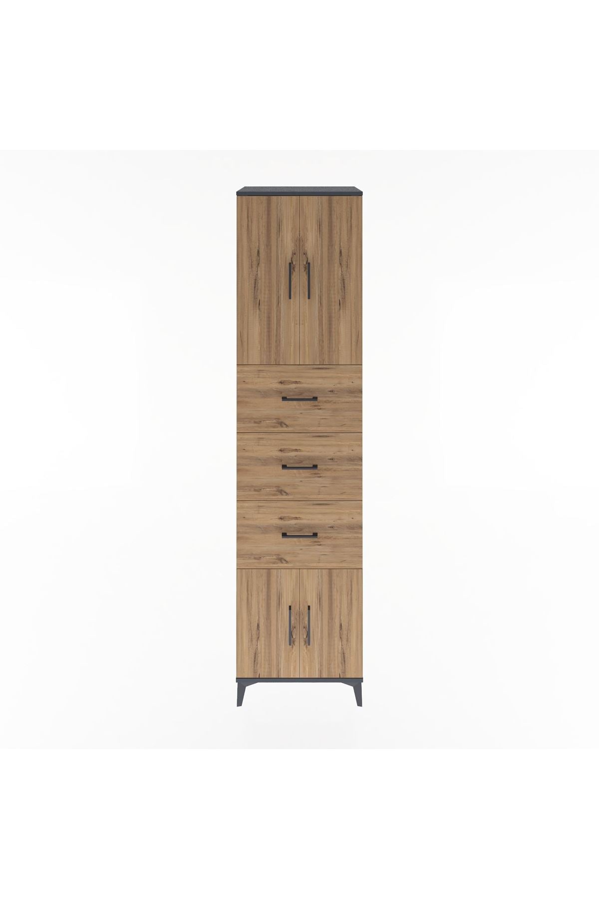 Hyperion Dolap 2 Raflı 3 Çekmeceli 4 Kapaklı 60x44x243 - S65M073V6B