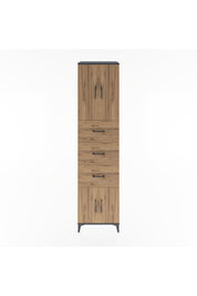 Hyperion Dolap 2 Raflı 3 Çekmeceli 4 Kapaklı 60x44x243 - S65M073V6B