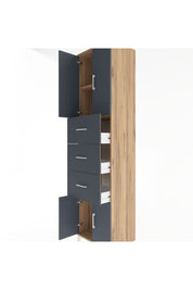 Hyperion Dolap 2 Raflı 3 Çekmeceli 4 Kapaklı 60x44x243 - S65M073V8B