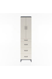 Hyperion Dolap 3 Raflı 4 Çekmeceli 2 Kapaklı 60x44x243 - S65M074V4B