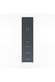 Hyperion Dolap 3 Raflı 4 Çekmeceli 2 Kapaklı 60x44x243 - S65M074V5B