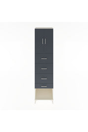 Hyperion Dolap 2 Raflı 4 Çekmeceli 2 Kapaklı 60x44x243 - S65M076V2B