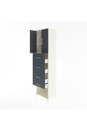 Hyperion Dolap 2 Raflı 4 Çekmeceli 2 Kapaklı 60x44x243 - S65M076V2B