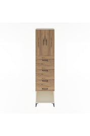 Hyperion Dolap 2 Raflı 4 Çekmeceli 2 Kapaklı 60x44x243 - S65M076V3B