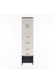 Hyperion Dolap 2 Raflı 4 Çekmeceli 2 Kapaklı 60x44x243 - S65M076V4B