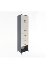 Hyperion Dolap 2 Raflı 4 Çekmeceli 2 Kapaklı 60x44x243 - S65M076V4B