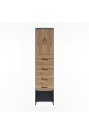 Hyperion Dolap 2 Raflı 4 Çekmeceli 2 Kapaklı 60x44x243 - S65M076V6B