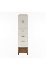Hyperion Dolap 2 Raflı 4 Çekmeceli 2 Kapaklı 60x44x243 - S65M076V7B