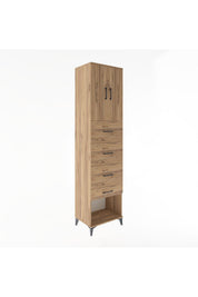 Hyperion Dolap 2 Raflı 4 Çekmeceli 2 Kapaklı 60x44x243 - S65M076V9B