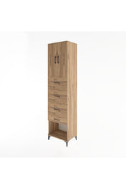 Hyperion Dolap 2 Raflı 4 Çekmeceli 2 Kapaklı 60x44x243 - S65M076V9B