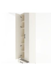 Hyperion Dolap 6 Raflı Tek Çekmeceli 2 Kapaklı 60x44x243 - S65M077V1B