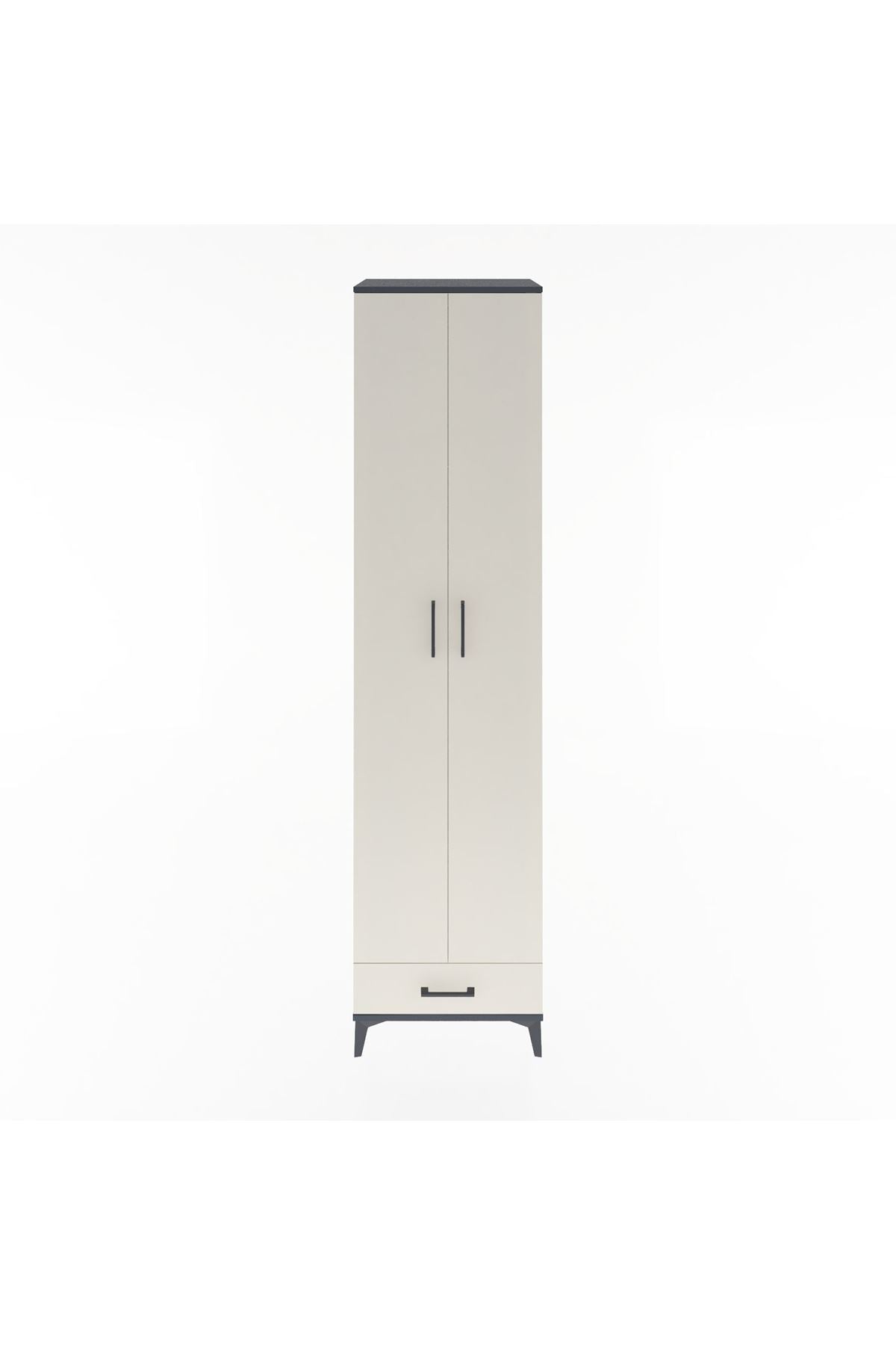 Hyperion Dolap 6 Raflı Tek Çekmeceli 2 Kapaklı 60x44x243 - S65M077V4B