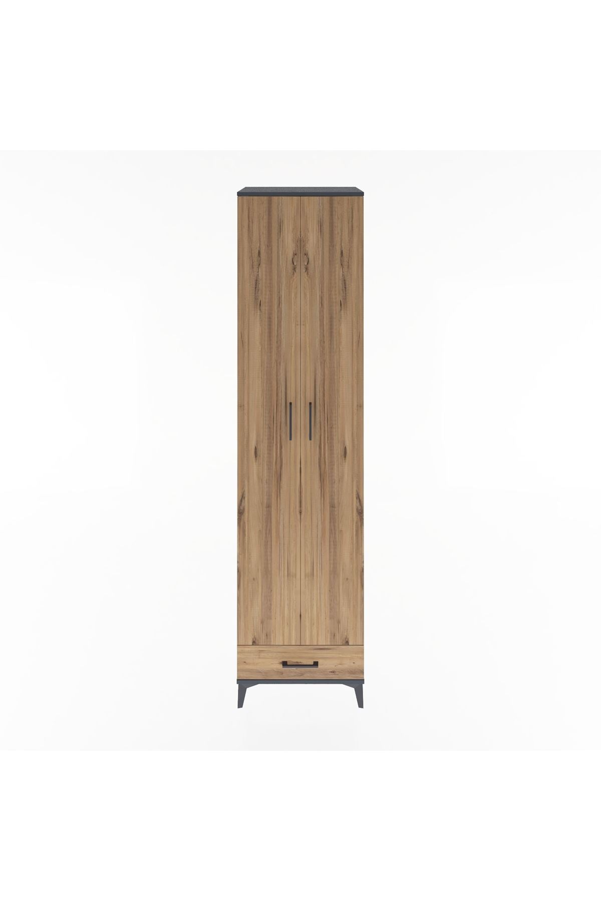 Hyperion Dolap 6 Raflı Tek Çekmeceli 2 Kapaklı 60x44x243 - S65M077V6B