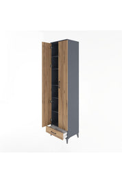 Hyperion Dolap 6 Raflı Tek Çekmeceli 2 Kapaklı 60x44x243 - S65M077V6B