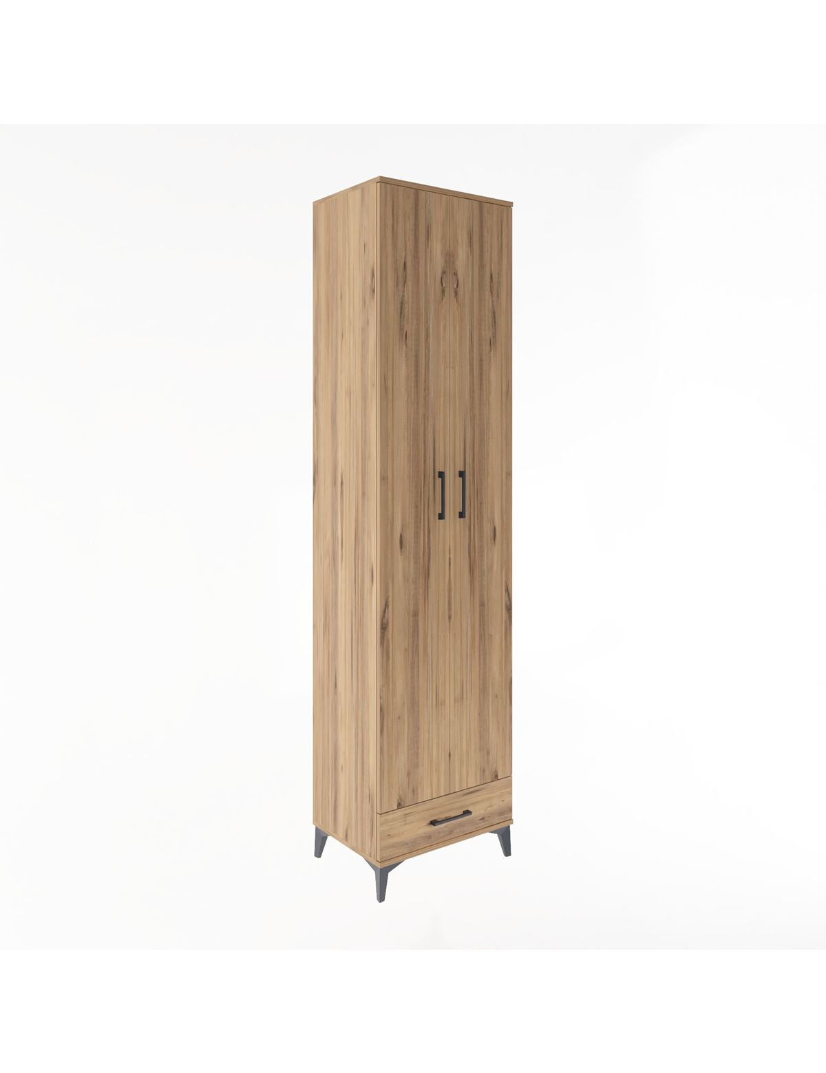 Hyperion Dolap 6 Raflı Tek Çekmeceli 2 Kapaklı 60x44x243 - S65M077V9B
