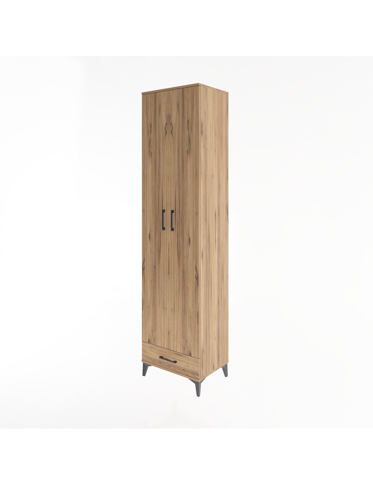 Hyperion Dolap 6 Raflı Tek Çekmeceli 2 Kapaklı 60x44x243 - S65M077V9B