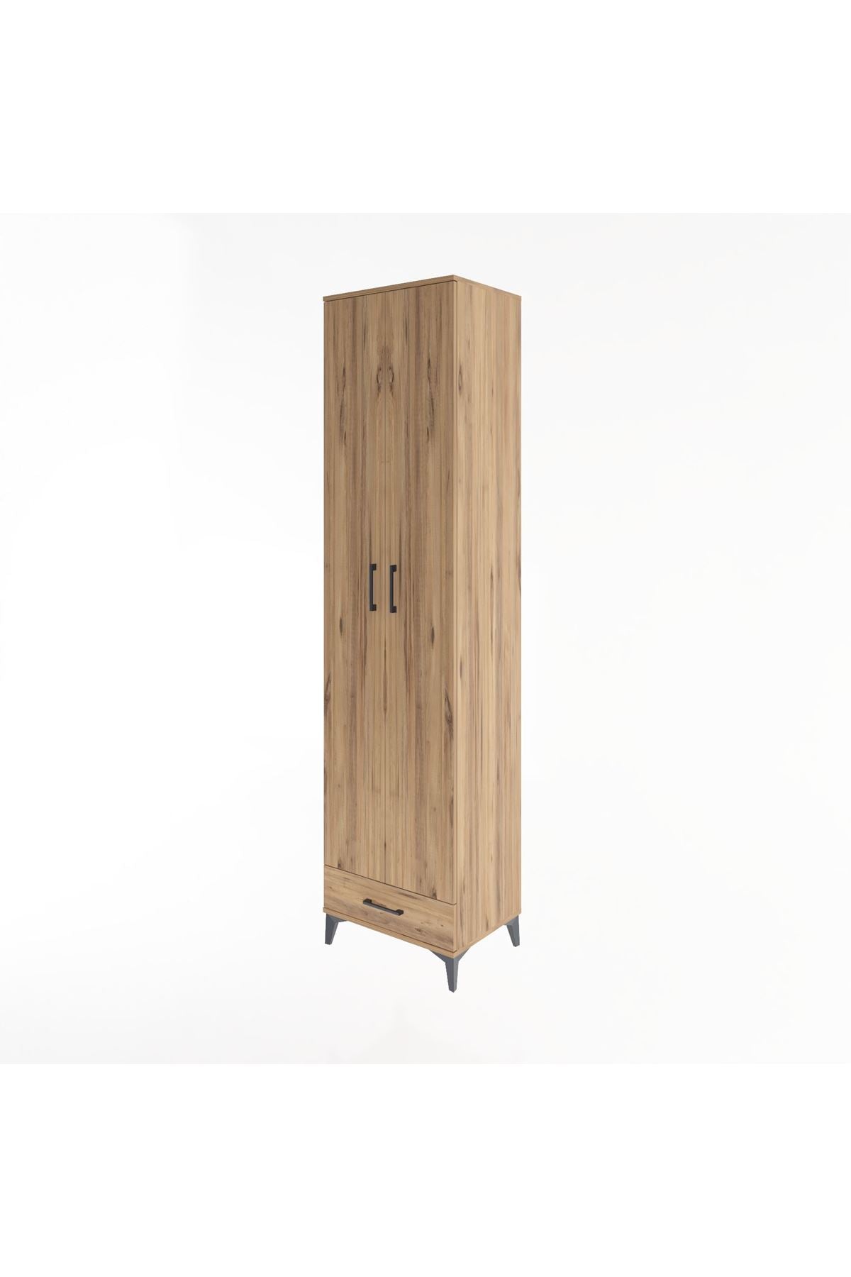 Hyperion Dolap 6 Raflı Tek Çekmeceli 2 Kapaklı 60x44x243 - S65M077V9B