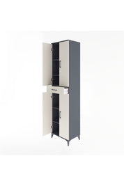 Hyperion Dolap 5 Raflı Tek Çekmeceli 4 Kapaklı 60x44x243 - S65M078V4B
